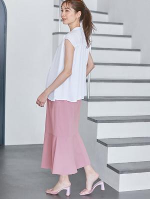 マタニティ スカート|マーメイドスカート 　マタニティ・産後【出産後も長く使える】|パープル