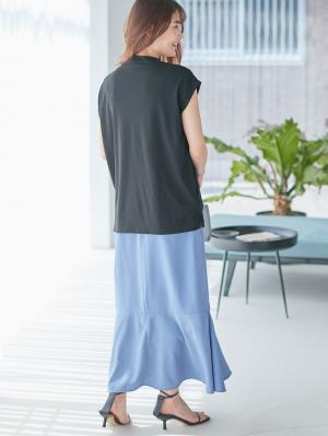 マタニティ スカート|マーメイドスカート 　マタニティ・産後【出産後も長く使える】|ブルー