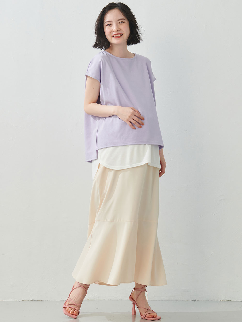 マタニティ スカート|マーメイドスカート 　マタニティ・産後【出産後も長く使える】