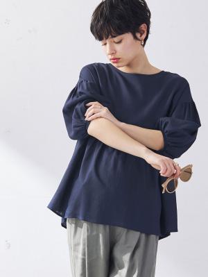 コットンリネンティアードトップス　マタニティ・授乳服【出産後も長く使える】10198