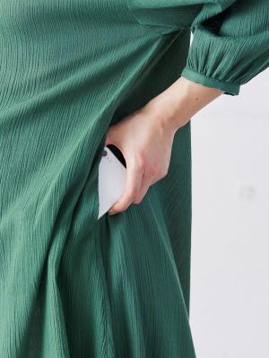 マタニティ ワンピース|2WAY裾ティア―ド楊柳ワンピース（ペチコート付）　マタニティ・授乳服【出産後も長く使える】