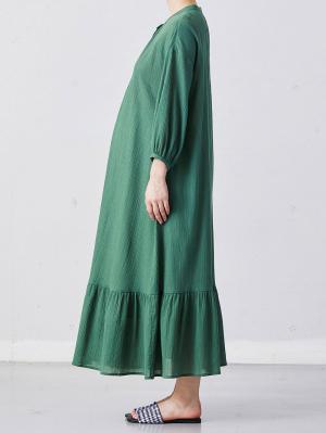 マタニティ ワンピース|2WAY裾ティア―ド楊柳ワンピース（ペチコート付）　マタニティ・授乳服【出産後も長く使える】