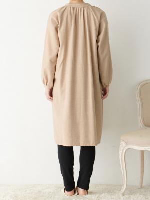 マタニティ パジャマ・ルームウェア|微起毛フランネルワンピース＆産前産後レギンスパジャマ　マタニティ・授乳パジャマ【出産後も長く使える】