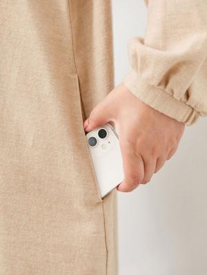 マタニティ パジャマ・ルームウェア|微起毛フランネルワンピース＆産前産後レギンスパジャマ　マタニティ・授乳パジャマ【出産後も長く使える】