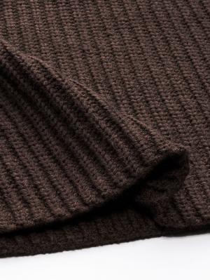 マタニティ ワンピース|a.i.n（アイン）アクリルニット片畦編みチュニックワンピ　マタニティ・産後授乳服【出産後も長く使える】