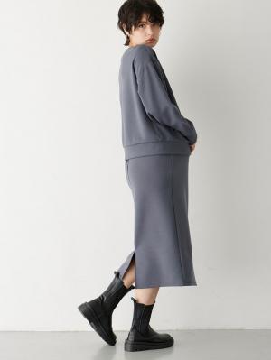 マタニティ ワンピース|ain（アイン）カットソーセットアップ風ワンピース　マタニティ・産後授乳服【出産後も長く使える】|ブルー