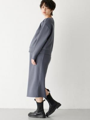 マタニティ ワンピース|ain（アイン）カットソーセットアップ風ワンピース　マタニティ・産後授乳服【出産後も長く使える】|ブルー