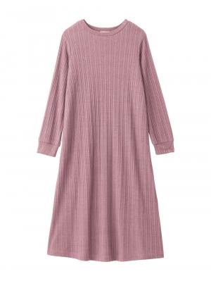 ANGELIEBE 秋冬 マタニティ 服 ワンピース リブワンピ 無地 リブ