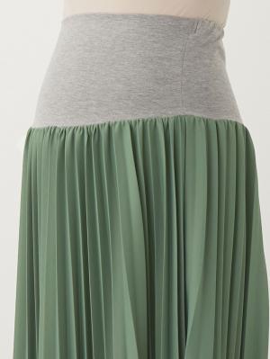マタニティ スカート|ain（アイン）エステルスムースプリーツスカート　マタニティ
