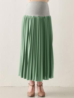 マタニティ スカート|ain（アイン）エステルスムースプリーツスカート　マタニティ