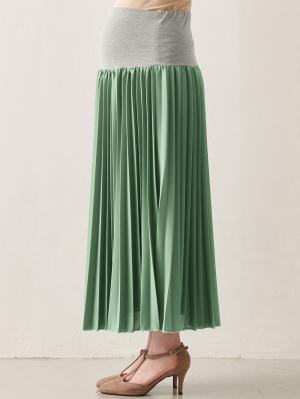 マタニティ スカート|ain（アイン）エステルスムースプリーツスカート　マタニティ