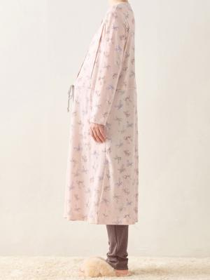 マタニティ パジャマ・ルームウェア|リボン柄プリント2WAYパジャマ　マタニティ・産後授乳パジャマ【出産後も長く使える】