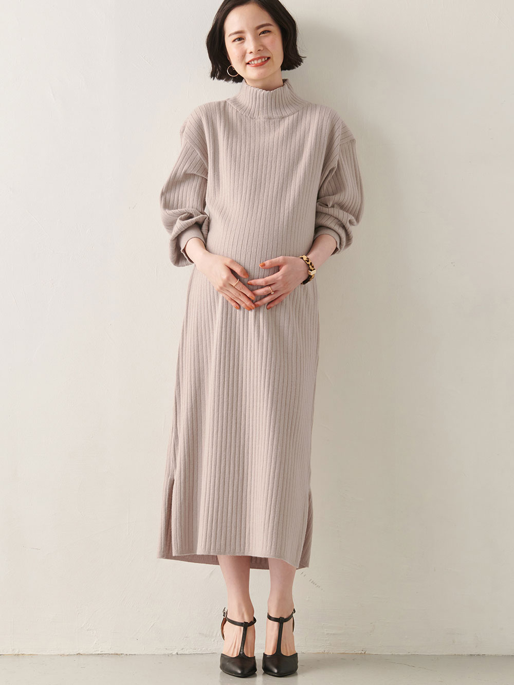 マタニティ ワンピース | 【出産後も長く使える】Rosemadame(ローズマダム)ウォッシャブルニット ハイネックワンピース マタニティ・産後授乳服 |マタニティウェア・授乳服通販| エンジェリーベ 公式 マタニティ ワンピース | 【出産後も長く使える】Rosemadame(ローズマダム)ウォッシャブルニット ハイネックワンピース マタニティ・産後授乳服 |マタニティウェア・授乳服通販| エンジェリーベ 公式
