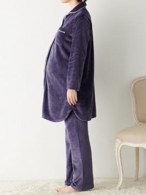 マタニティ パジャマ・ルームウェア|Rosemadame（ローズマダム）エコフリースパジャマ　マタニティ・産後授乳パジャマ【出産後も長く使える】