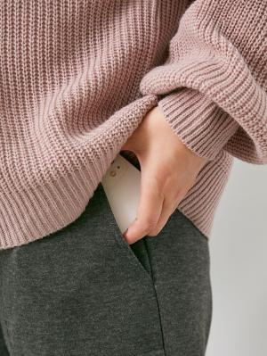 マタニティ パンツ|fairy(フェアリー)裏シャギーらくちんパンツ マタニティ・産後【出産後も長く使える】