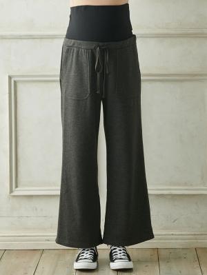 マタニティ パンツ|fairy(フェアリー)裏シャギーらくちんパンツ マタニティ・産後【出産後も長く使える】