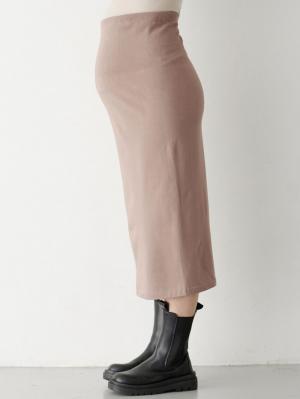 マタニティ スカート|fairy（フェアリー）らくちんあったか丸編みオーバースカート　マタニティ・産後【出産後も長く使える】