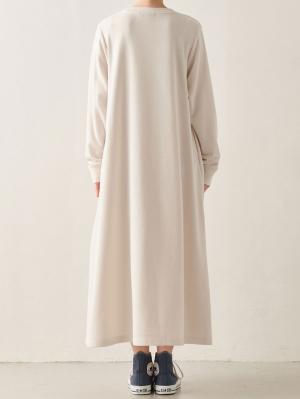 マタニティ ワンピース|やわらかミニ裏毛Ａラインフレアワンピース　マタニティ・産後【出産後も長く使える】