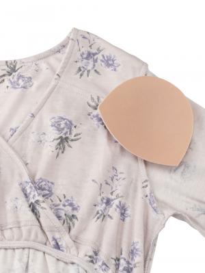 マタニティ パジャマ・ルームウェア|スムースカシュクールパット付きネグリジェ　マタニティ・産後【出産後も長く使える】