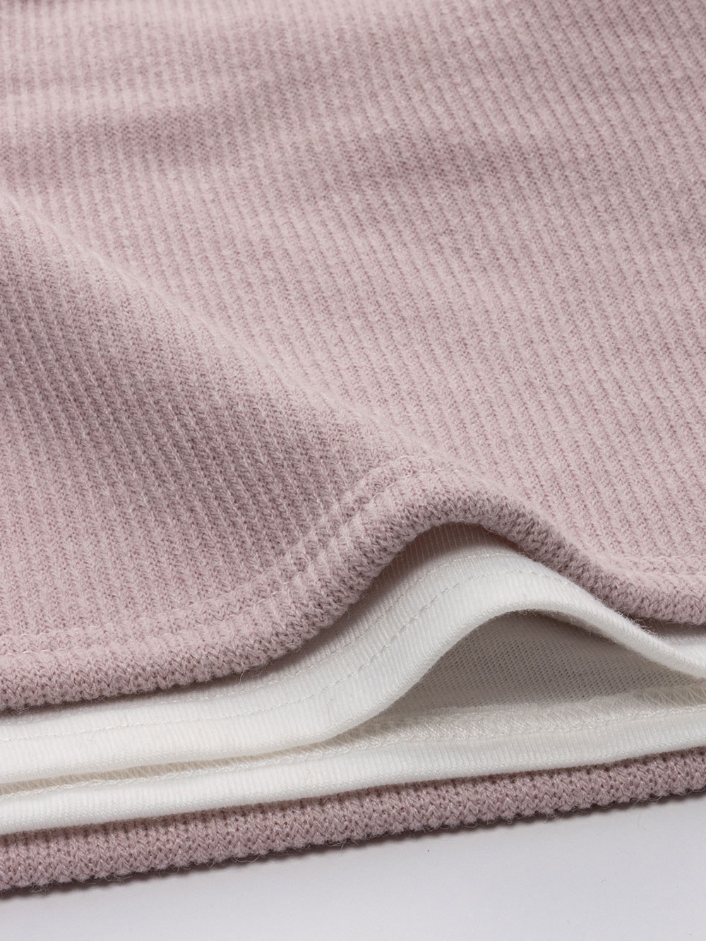 マタニティ トップス|Rosemadame（ローズマダム）レイヤード風ニットソープルオーバートップス　マタニティ・産後授乳服【出産後も長く使える】