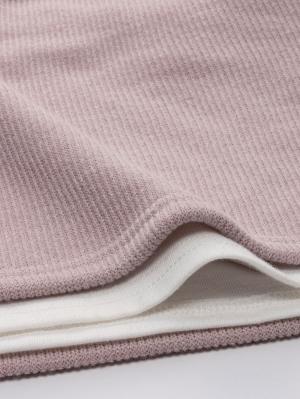 マタニティ トップス|Rosemadame（ローズマダム）レイヤード風ニットソープルオーバートップス　マタニティ・産後授乳服【出産後も長く使える】