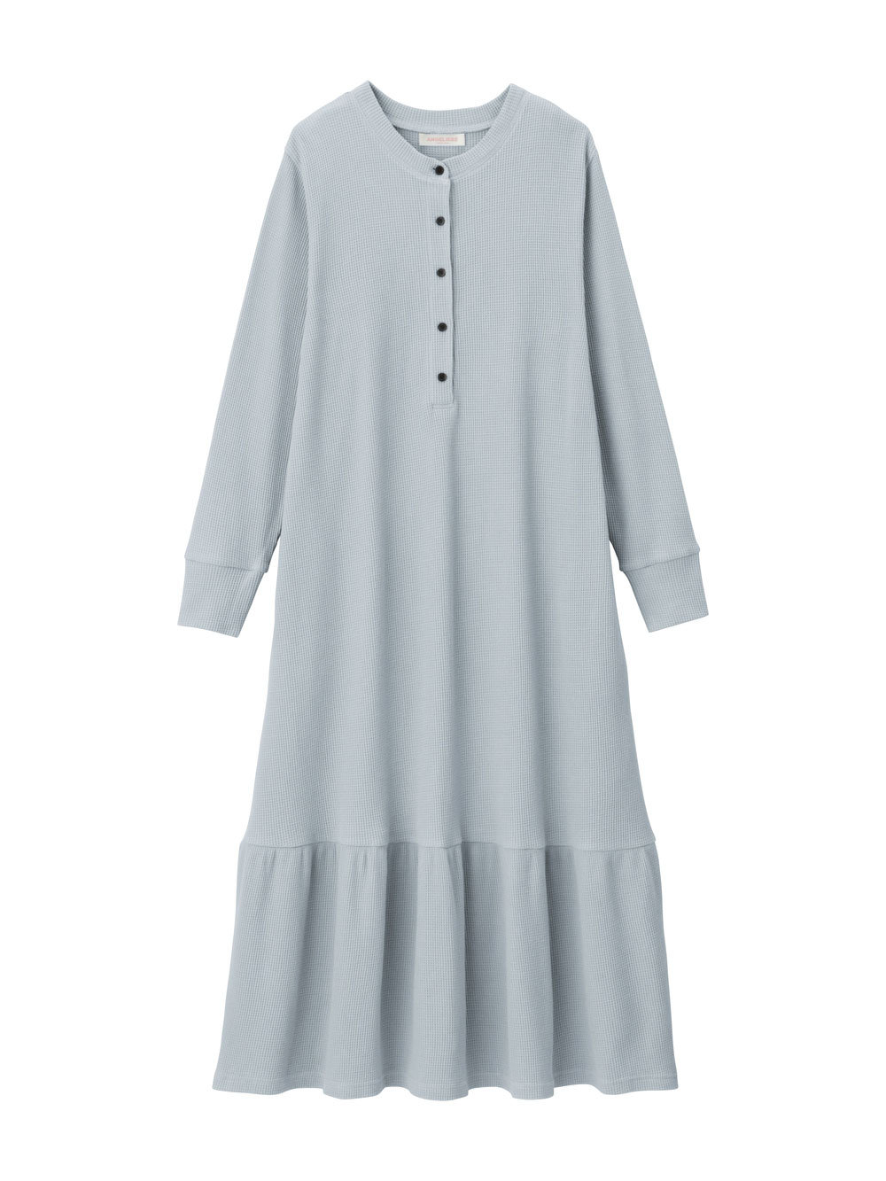 マタニティ パジャマ・ルームウェア|サーマルティアードリラックスネグリジェ　マタニティ・授乳パジャマ【出産後も長く使える】|グレイッシュブルー