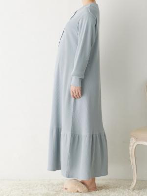 マタニティ パジャマ・ルームウェア|サーマルティアードリラックスネグリジェ　マタニティ・授乳パジャマ【出産後も長く使える】