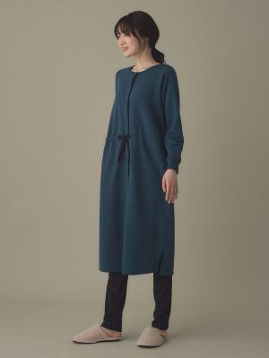 マタニティ パジャマ・ルームウェア|裏毛裏起毛ウエスト切替ワンピース&産後も使えるレギンスパジャマ　　マタニティ・授乳パジャマ【出産後も長く使える】|フォレストグリーン