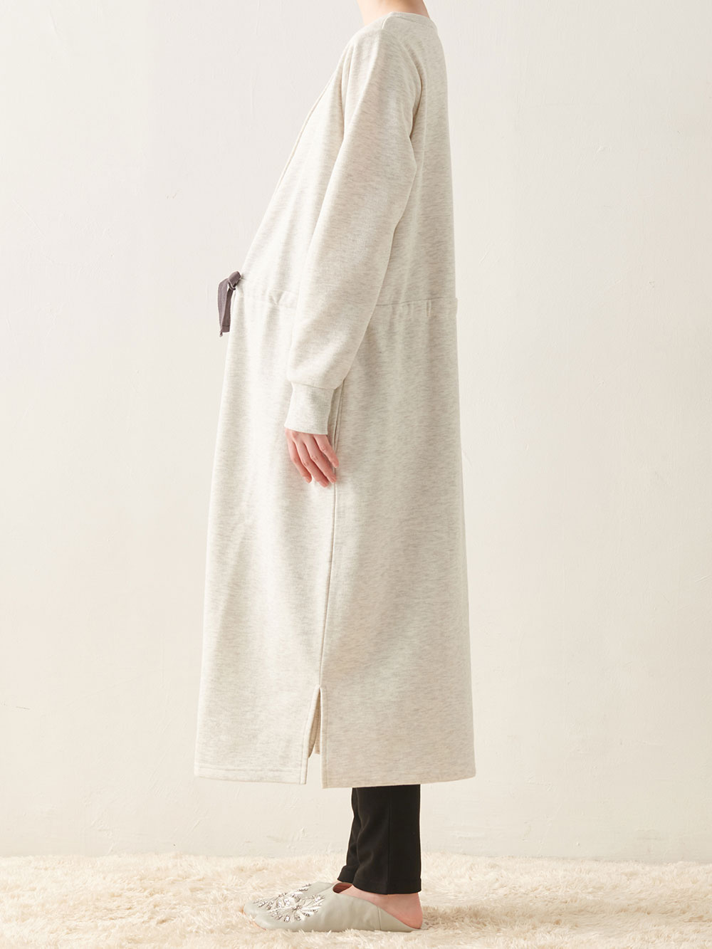 マタニティ パジャマ・ルームウェア|裏毛裏起毛ウエスト切替ワンピース&産後も使えるレギンスパジャマ　　マタニティ・授乳パジャマ【出産後も長く使える】