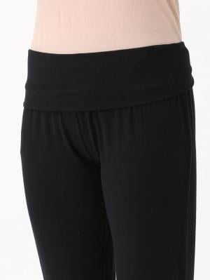 マタニティ パジャマ・ルームウェア|裏毛裏起毛リボンポケットギャザーワンピース&レギンスパジャマ　マタニティ・授乳パジャマ【出産後も長く使える】