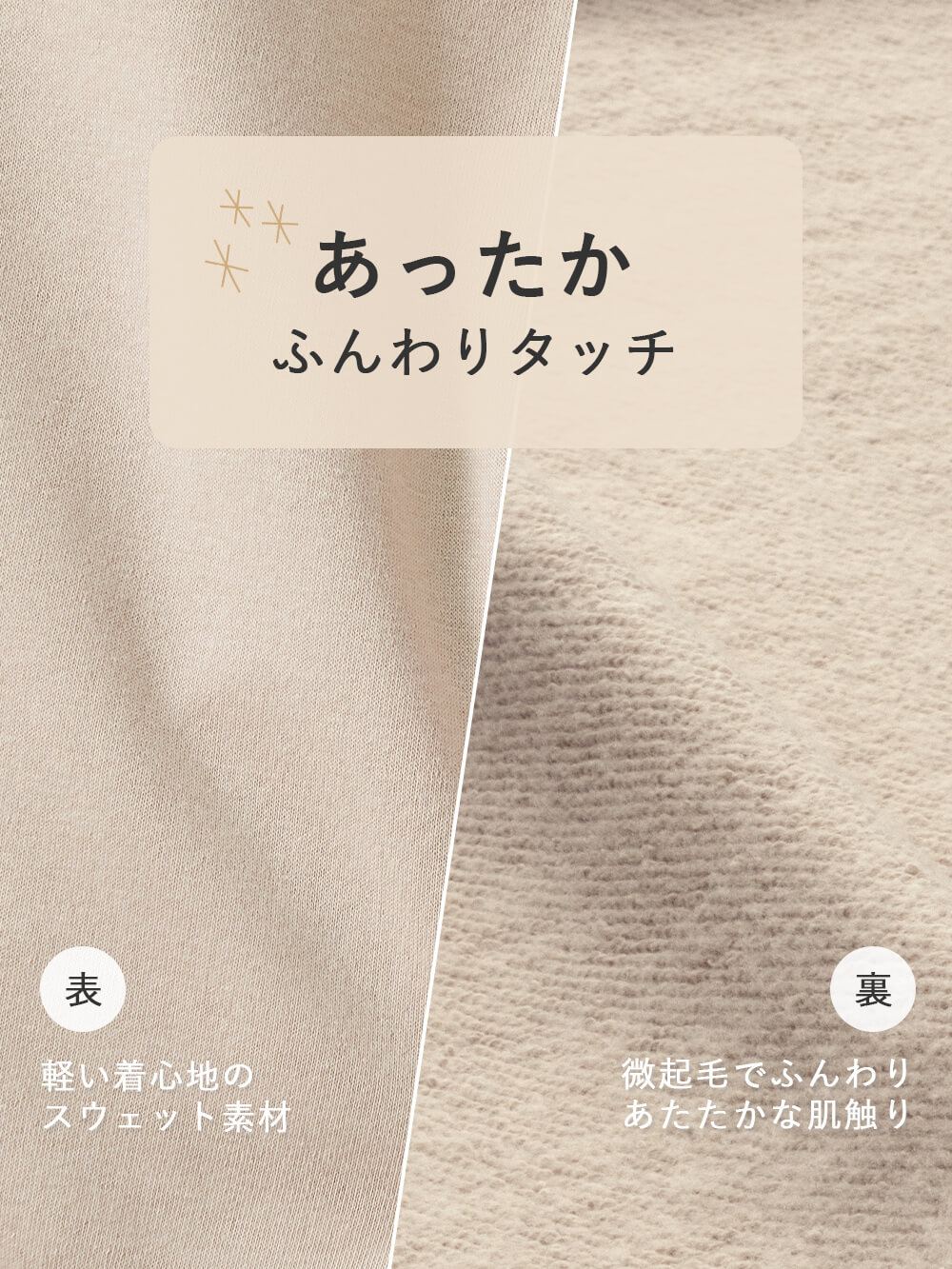 マタニティ トップス|裏毛裏起毛ジップスウェット　マタニティ・産後【出産後も長く使える】