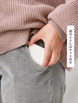 マタニティ パンツ|ストレッチコーデュロイワイドストレートパンツ マタニティ・産後【出産後も長く使える】