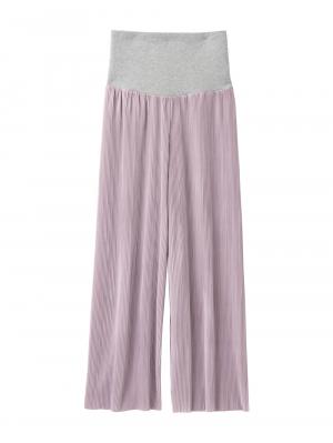 マタニティ パンツ|裾が床につかない機能付フリーカットできるプリーツパンツ マタニティ・産後【出産後も長く使える】|モーヴ