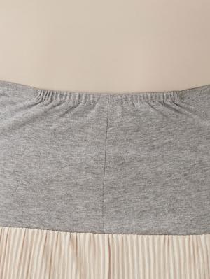 マタニティ パンツ|裾が床につかない機能付フリーカットできるプリーツパンツ マタニティ・産後【出産後も長く使える】