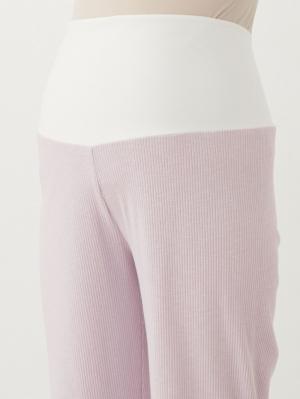 マタニティ パジャマ・ルームウェア|リブヘンリーネックトップス&ワイドパンツワンマイルセット マタニティ・授乳パジャマ【出産後も長く使える】