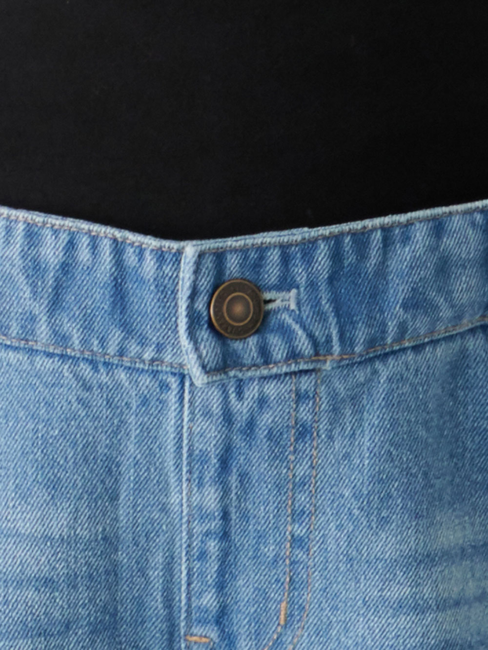 マタニティ パンツ|綿100%ワイドストレートデニム　　マタニティ・産後【出産後も長く使える】