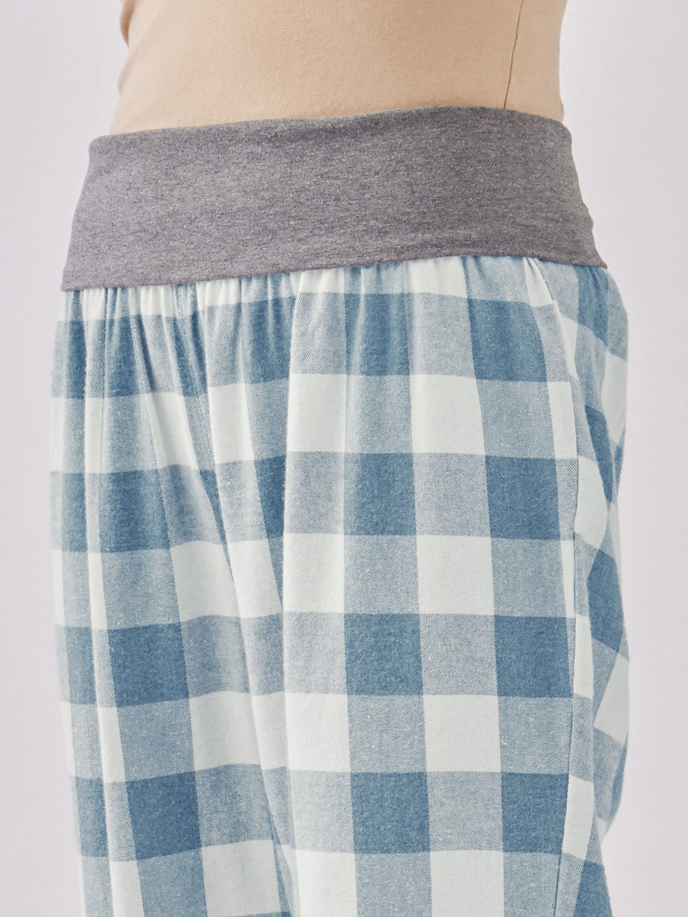 マタニティ パジャマ・ルームウェア|綿100%フランネルシャツパジャマセット【出産後も長く使える】