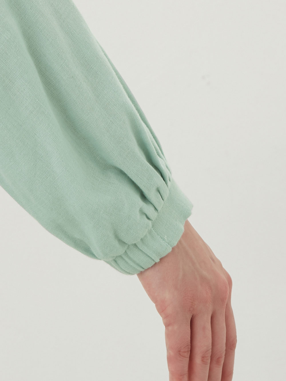 マタニティ パジャマ・ルームウェア|Ｗガーゼ長袖ウエストリボンネグリジェ　マタニティ・授乳パジャマ【出産後も長く使える】