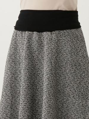 マタニティ ワンピース|ツイードトップス&フレアスカートセット　マタニティ・産後【出産後も長く使える】