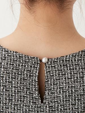 マタニティ ワンピース|ツイードトップス&フレアスカートセット　マタニティ・産後【出産後も長く使える】