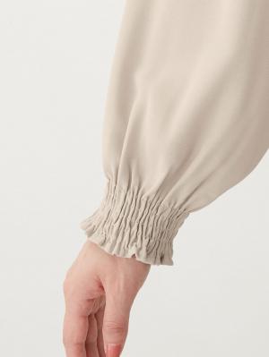 マタニティ トップス|2WAYボウタイ付きブラウス　マタニティ・産後【出産後も長く使える】