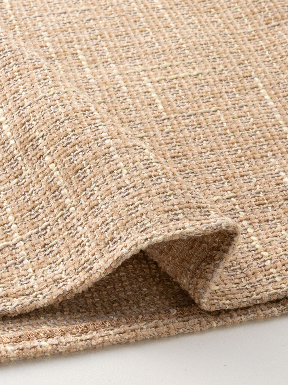 マタニティ スカート|カラーツイードフレアスカート【出産後も長く使える】|ベージュ