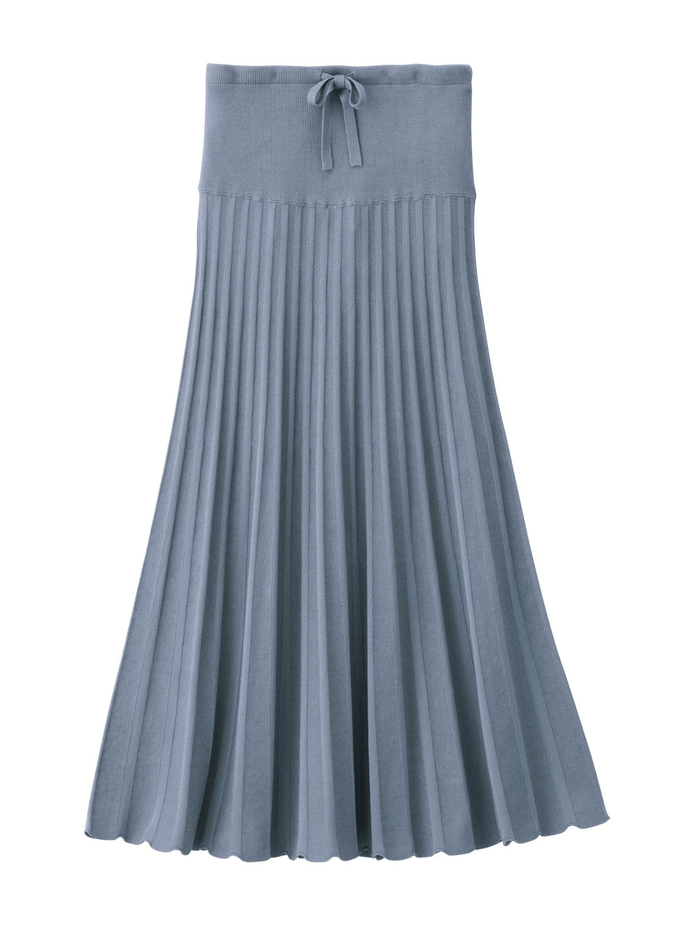 マタニティ スカート|ニットフレアスカート　マタニティ・産後【出産後も長く使える】|ブルーグレー