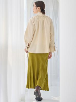 マタニティ スカート|ニットフレアスカート　マタニティ・産後【出産後も長く使える】|ペールマスタード