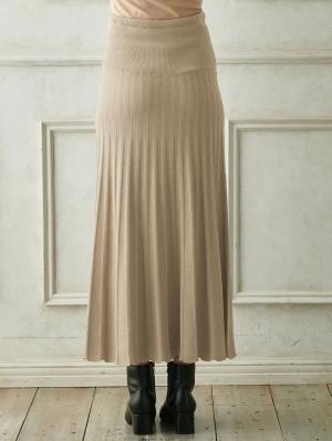 マタニティ スカート|ニットフレアスカート　マタニティ・産後【出産後も長く使える】