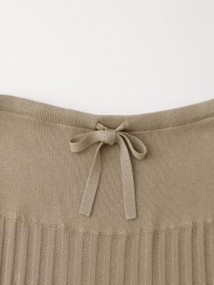 マタニティ スカート|ニットフレアスカート　マタニティ・産後【出産後も長く使える】