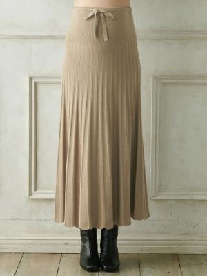 マタニティ スカート|ニットフレアスカート　マタニティ・産後【出産後も長く使える】