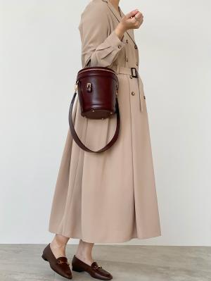 トレンチワンピース　マタニティ・産後【出産後も長く使える】10269