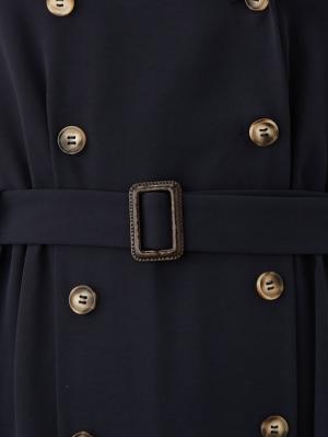 マタニティ ワンピース|トレンチワンピース　マタニティ・産後【出産後も長く使える】