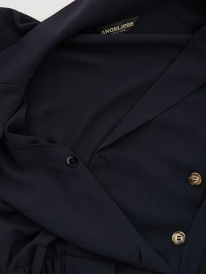 マタニティ ワンピース|トレンチワンピース　マタニティ・産後【出産後も長く使える】